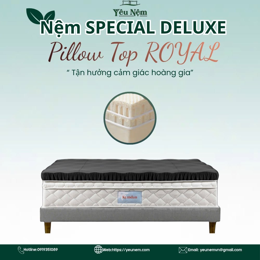 Nệm Kymdan Special Pillow Top Royal